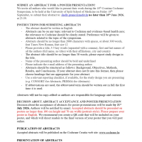 INSTRUCTIONS FOR SUBMITING ABSTRACTS